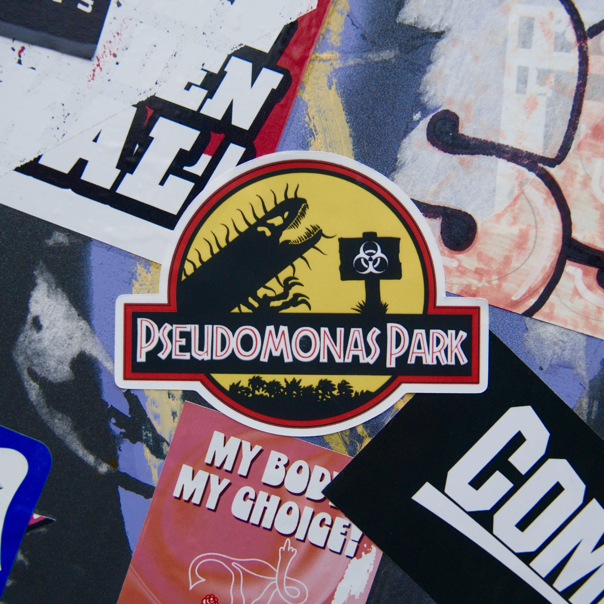 The Pseudomonas Park sticker.